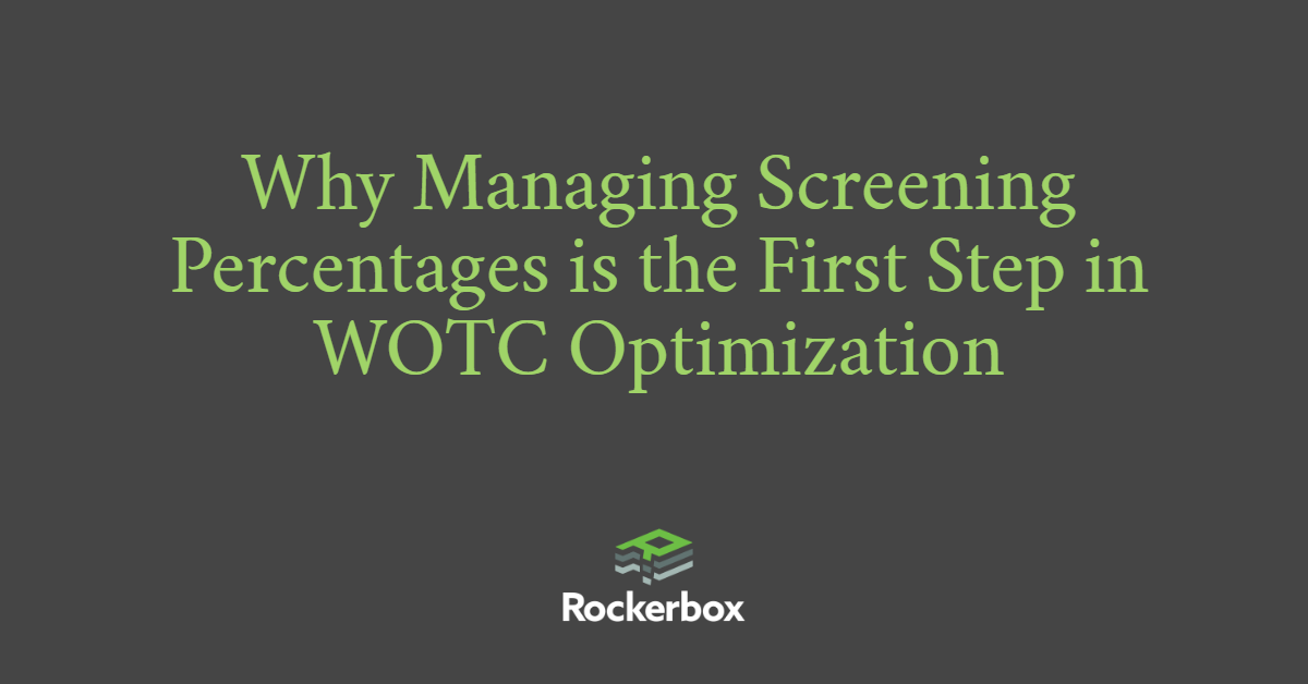 Rockerbox WOTC Screening Percentages